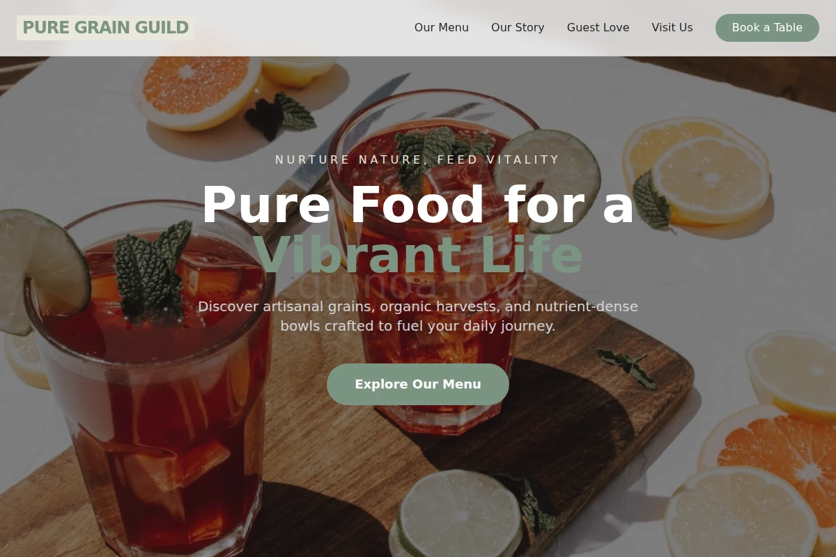 Nourish Health Food Cafe